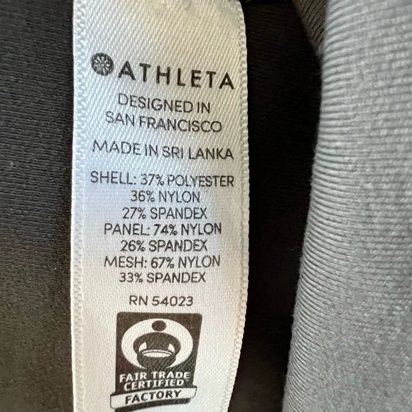 Athleta Grey Two-toned Crop - Picture 6 of 6